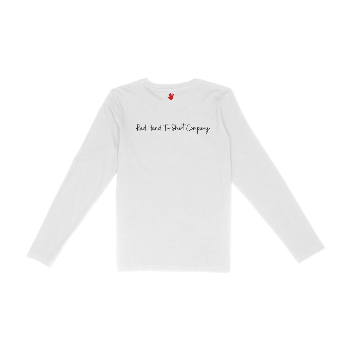 Union Jack Handwriting long sleeve T-Shirt - White