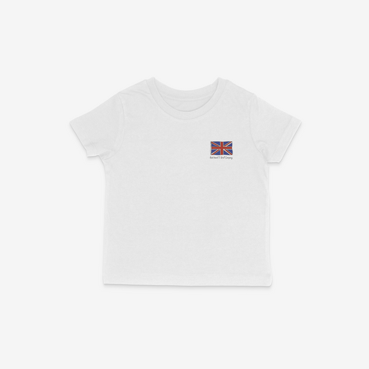 Union Jack Handwriting T-Shirt - White