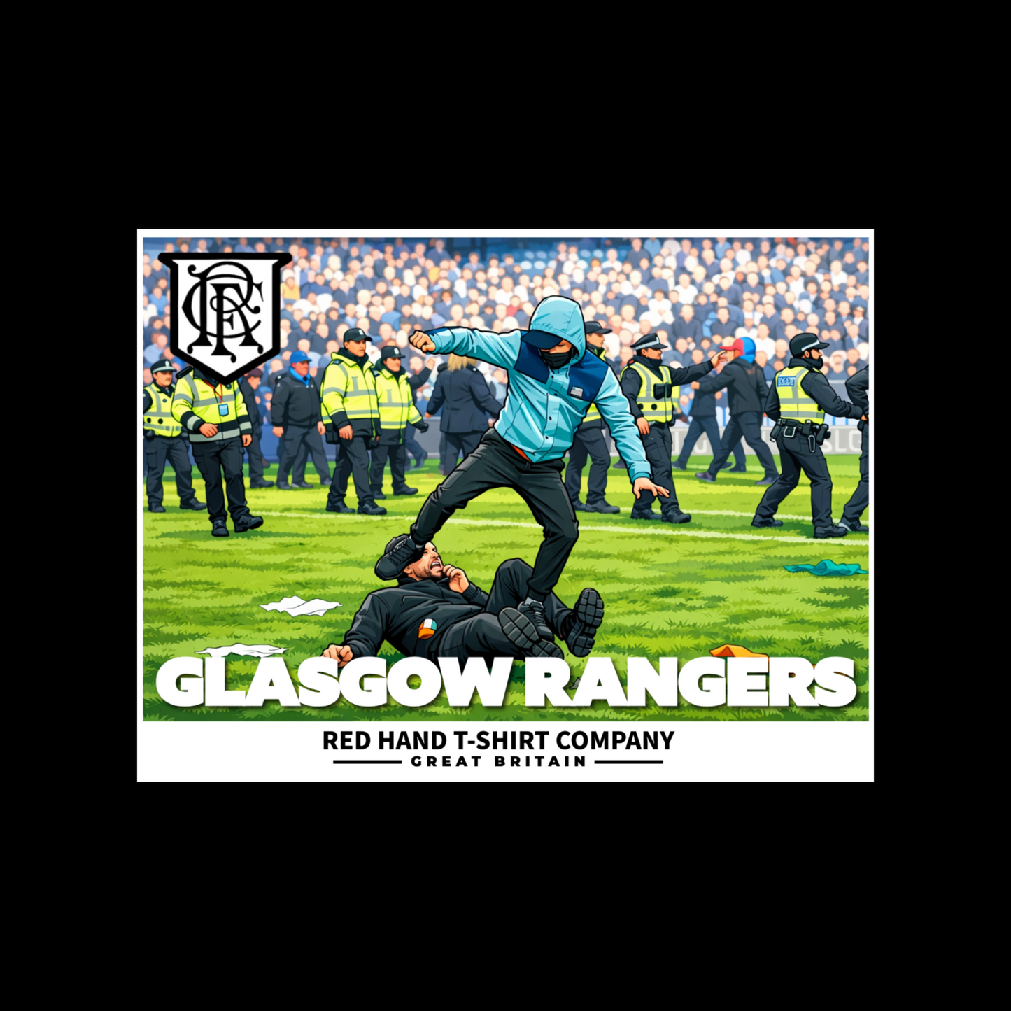 Glasgow Rangers Fear No Foe Stickers